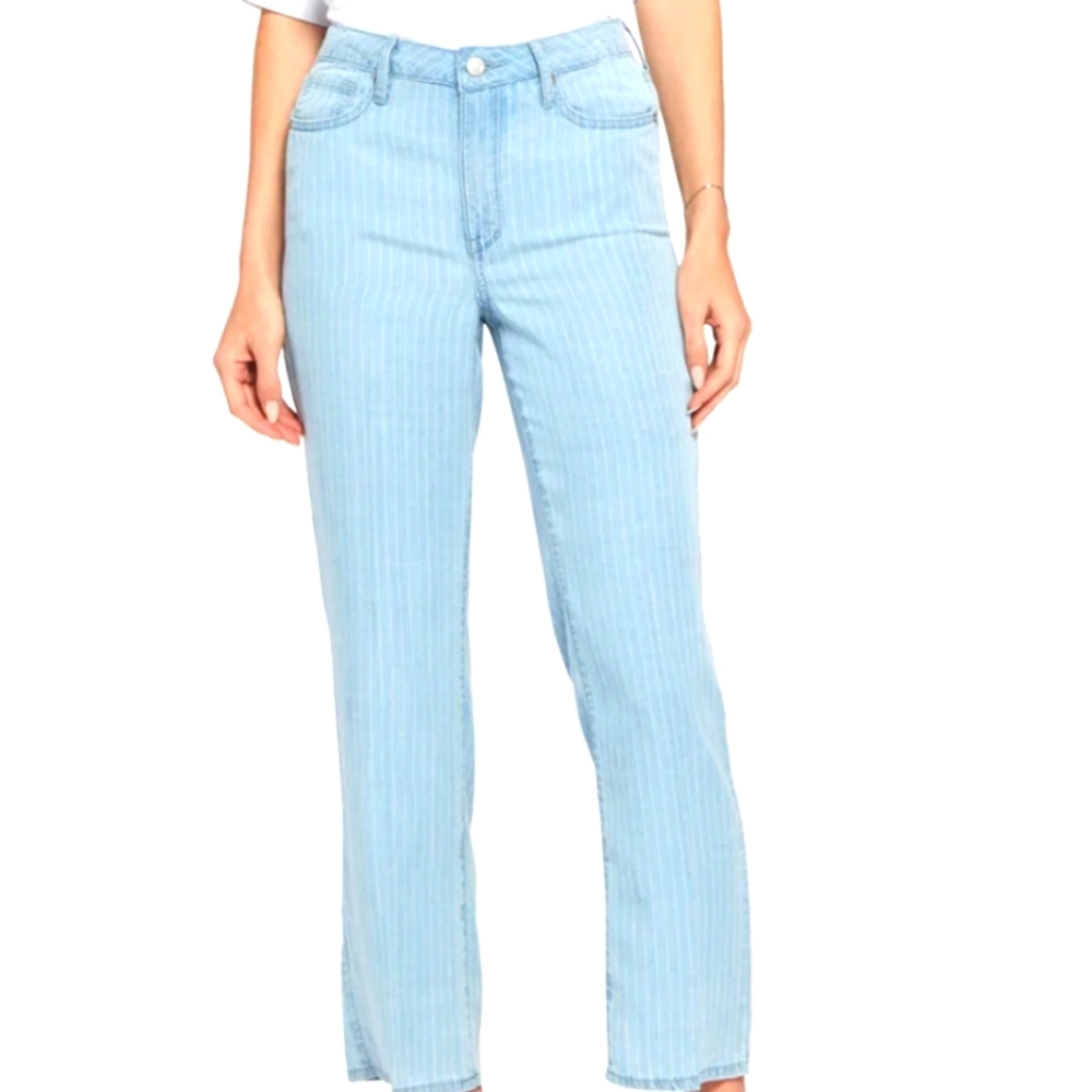 NYDJ SUMMERVILLE STRIPES LYCOCELL JEANS